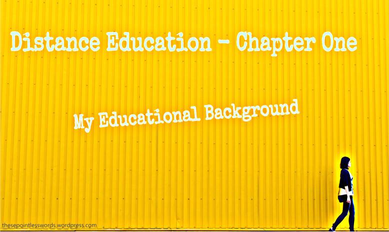 Distance Education - Chapter 1- by Aidan